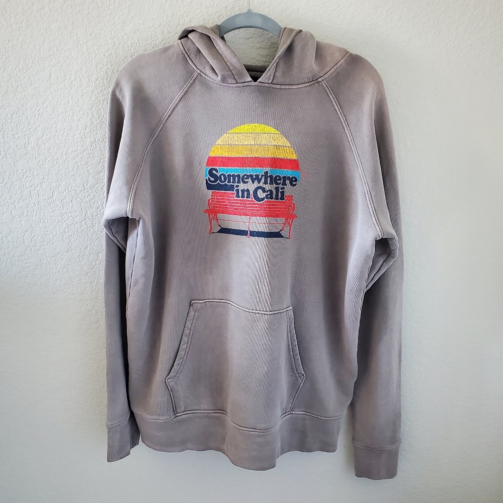 Drake's California USA life in leisure somewhere in cali graphic print hoodie